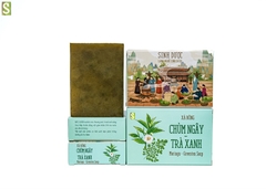 Xà bông sinh dược chùm ngây trà xanh HTX Sinh Dược 110g – 55g