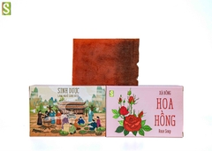 Xà bông sinh dược hoa hồng HTX Sinh Dược 110g – 55g