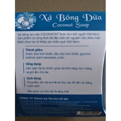 Xà bông dừa Cô Ba Cocosavon 100gr