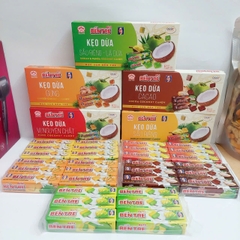 Kẹo dừa đặc sản Bến Tre Hai Tỏ hộp 6 thanh vị nguyên chất