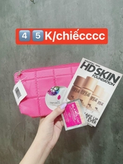 Túi Đựng Mỹ Phẩm Estee Lauder Màu Hồng + Tặng Sample