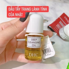 Dầu tẩy trang lành tính dhc deep cleansing oil 30ml tách set