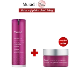 Test copy Murad Hydro-Dynamic Quenching Essence 30ml  TẶNG Gel sạc nước Murad Nutrient-Charged Water Gel 50ml
