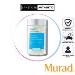 Murad - Viên uống trị mụn mới Murad Clear Skin Supplement 60v
