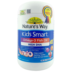 Nature's Way Omega-3 Fish Oil Trio - Bổ sung Omega 3 cho bé