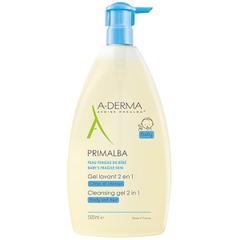 Sữa tắm gội cho em bé A- DERMA 500ml