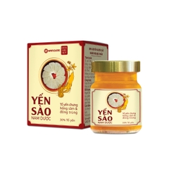 Yến Sào Nam Dược – Tổ yến chưng hồng sâm, đông trùng