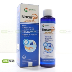 Dung dịch rửa làm sạch da hư tổn Nacurgo 125ml