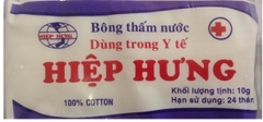 Bông y tế thấm nước Hiệp Hưng 10g