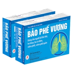 Bảo Phế Vương ( Hộp vỉ ) - Dùng cho người bị khó thở, viêm phổi, viêm phế quản