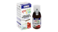 Siro Special Kid Calcium Vitamine D Eric Favre vị dâu hỗ trợ phát triển chiều cao ở trẻ nhỏ (125ml)