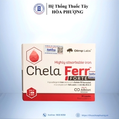 Chela Ferr Forte Olimp Labs - Bổ sung sắt hữu cơ cho bà bầu - Hộp 30 viên