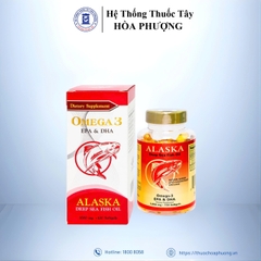 Viên uống Alaska Deep Sea Fish Oil Omega-3 (Hộp 1 lọ 100 viên)