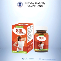 Viên uống SOL Healthy USA giảm triệu chứng đau cứng cổ và vai, giảm tê bì chân tay