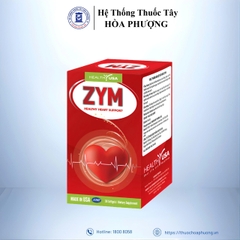 Viên uống ZYM Healthy USA hỗ trợ giảm nguy cơ tai biến, tăng cường sức khoẻ tim mạch (Hộp 60 viên)