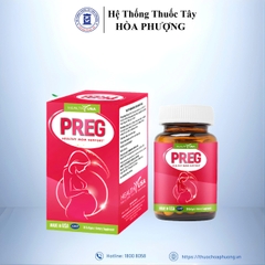 Viên uống PREG Healthy USA bổ sung DHA, EPA, vitamin và khoáng chất cho thai kỳ (Hộp 60 viên)