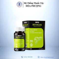 Detogan - Hỗ trợ thanh lọc, thải độc, bảo vệ và tăng cường chứng năng gan hiệu quả