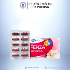 Viên uống bổ sung vitamin, khoáng chất cho phụ nữ mang thai và cho con bú Fenza Mega (3 vỉ x 10 viên)
