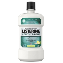 Nước súc miệng Listerine Healthy bright chai 250ml