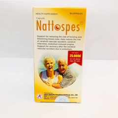 NATTOSPES (90 VIÊN) – HỖ TRỢ ĐIỀU TRỊ VÀ PHÒNG NGỪA TAI BIẾN MẠCH MÁU NÃO