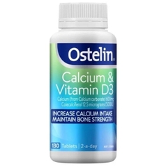 Ostelin Calcium & Vitamin D3 Lọ 130 viên - CALXI D3 ÚC