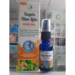 Xịt họng Keo ong xanh Nano bạc