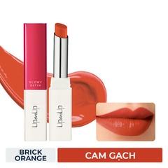 Son satin mềm mượt không khô môi Liponlip cam gạch