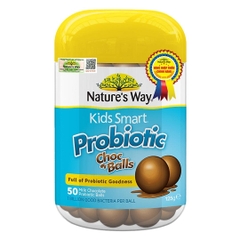 NATURE'S WAY KIDS SMART PROBIOTIC CHOC BALLS- 50 viên