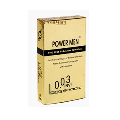 BCS POWER MEN vàng premium hộp 12 cái