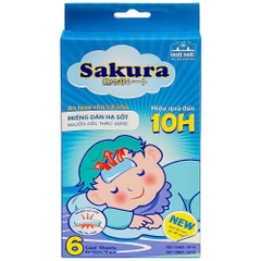 Miếng dán hạ sốt Sakura Nhất Nhất hộp 3 gói