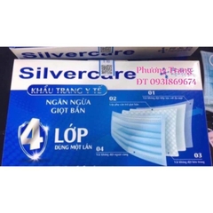 khẩu trang y tế silvercare 4 lớp