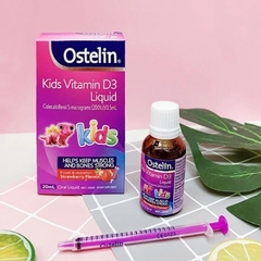 OSTELIN KIDS VITAMIN D3 LIQUID - DÙNG CHO BÉ TỪ 6 THÁNG TUỔI