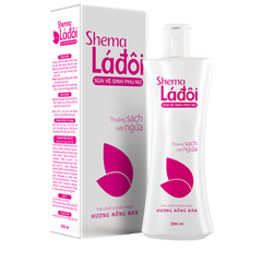 DUNG DỊCH VỆ SINH SHEMA LÁ ĐÔI HỒNG 200ML