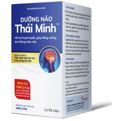 Dưỡng não thái minh ( lọ 80 viên)