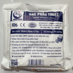 Gạc phẫu thuật 10cm*8 lớp
