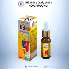 Vitamin D3 Nutribaby lọ 10ml
