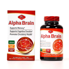 ALPHA BRAIN Bổ Não-Phòng Chống Đột Quỵ-Trung Hòa Gốc Tự Do