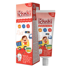 KEM ĐÁNH RĂNG TRẺ EM ÍCH NHI HƯƠNG DƯA GANG DƯỚI 6 TUỔI