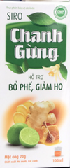Siro Chanh Gừng Bổ Phế, Giảm Ho