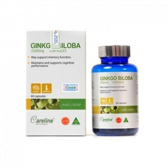 Careline Ginkgo Biloba 2500mg - Cải thiện sức khỏe trí não