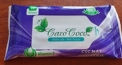 Khăn ướt Caro Coco tím 10 tờ