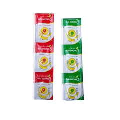 Dầu xả dược liệu Thái Dương 3 xanh hương lá gói 5ml
