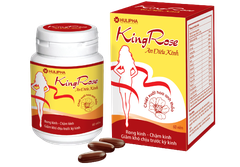 Thực phẩm bảo vệ sức khỏe hỗ trợ điều hòa kinh nguyệt Hulipha King Rose (Hộp 60 viên)