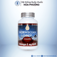 Norwegian Fish oil Omega-3 With Krill oil 1000mg Lọ 60 viên