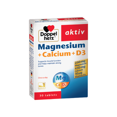 Doppel herz aktiv Magnesium + Calcium +D3