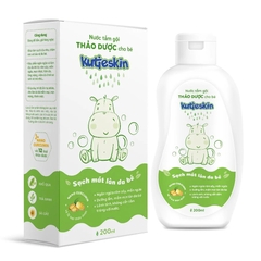 Nước tắm gội thảo dược cho bé KUTIESKIN- chai 200ml