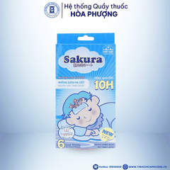 Miếng dán hạ sốt Sakura Nhất Nhất hộp 3 gói