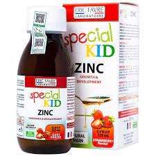 Siro Special Kid Zinc Eric Favre Wellness hỗ trợ bổ sung kẽm, tăng đề kháng cho trẻ (125ml)