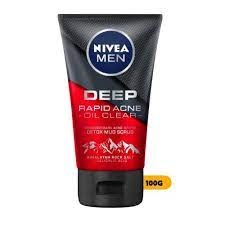 Sữa Rửa Mặt Nivea Men Deep Rapid Acne Oil Clear 100g