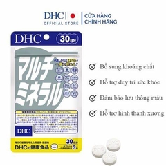 DHC MULTI MINERALS – VIÊN UỐNG BỔ SUNG ĐA KHOÁNG CHẤT 90 NGÀY